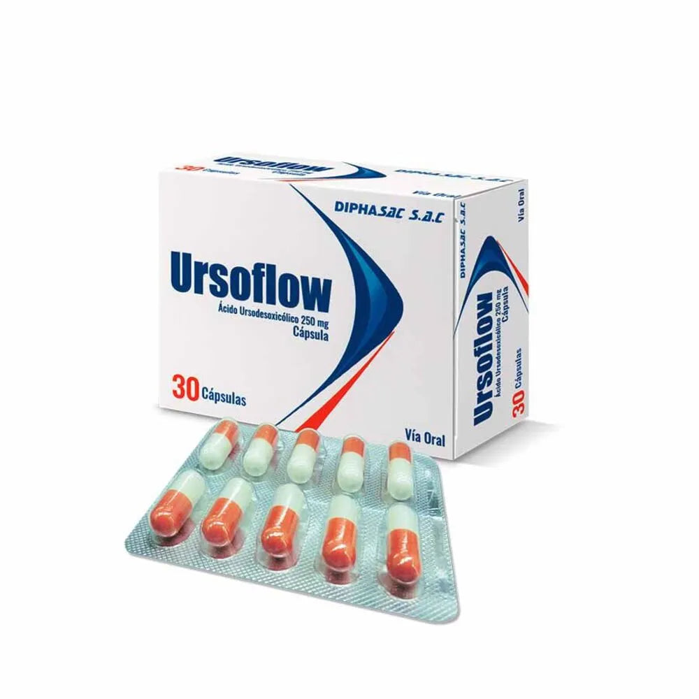 Ursoflow 250 Mg capsulas Caja 30 und