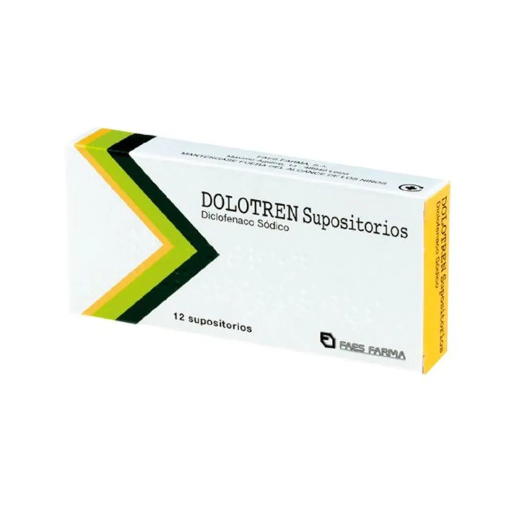 DOLOTREN 100MG X 12 SUPOSIT