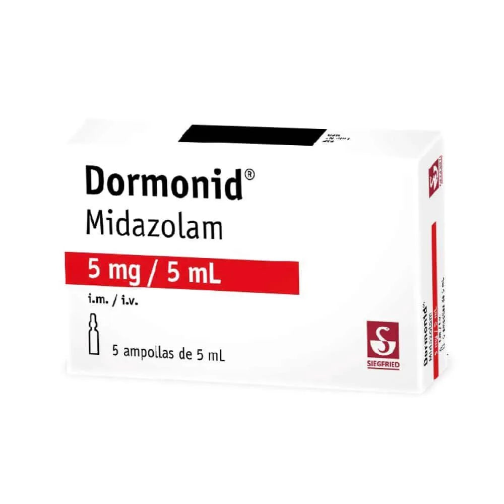 Dormonid 5 Mg/5Ml x 5 Solución Inyectable
