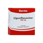 Ciprofloxacino 500 mg GF Tabletas
