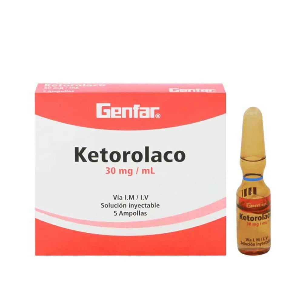 Ketorolaco 30mg Solución Inyectable