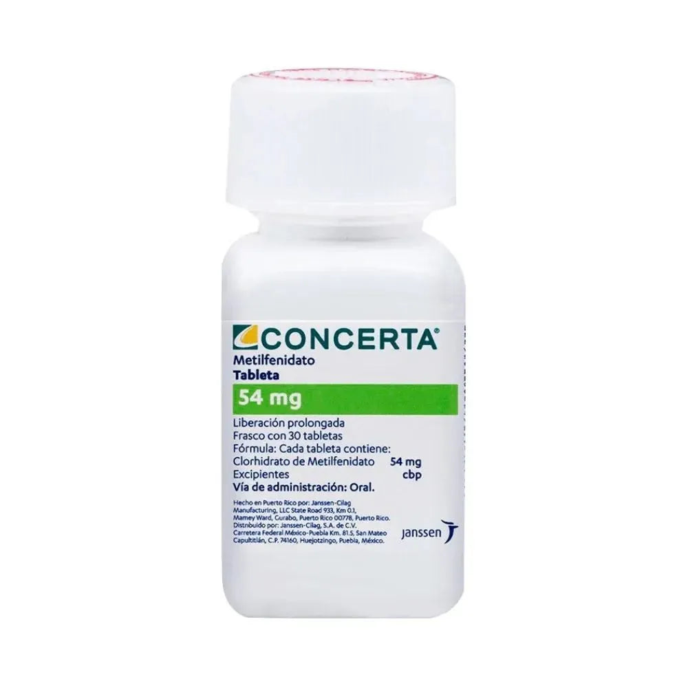 CONCERTA 54 MG X 30 COMPRIMIDOS