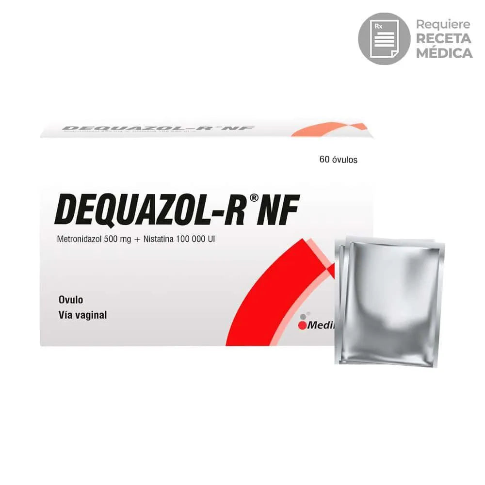 Dequazol-R 500 mg + 100.000 UI + 7 mg Óvulo