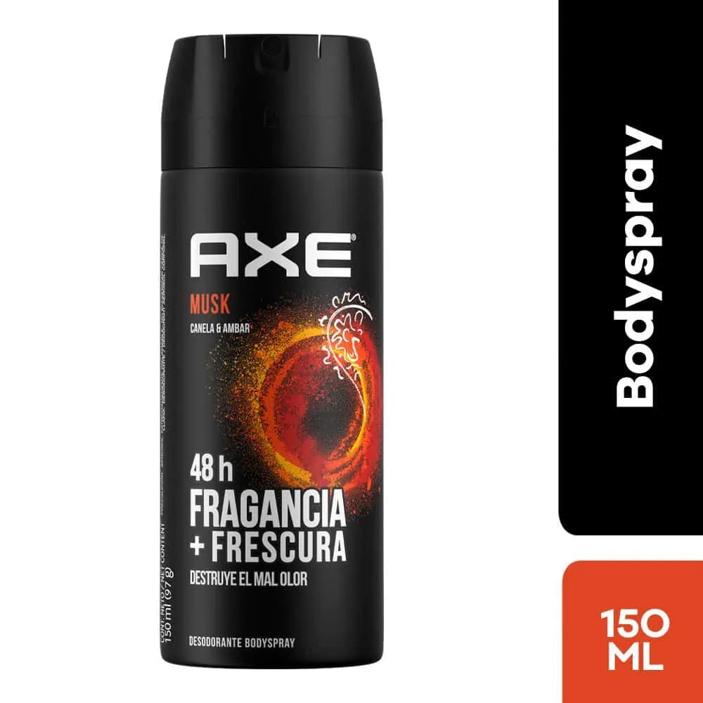Bodyspray Axe Musk – Frasco 150 ml