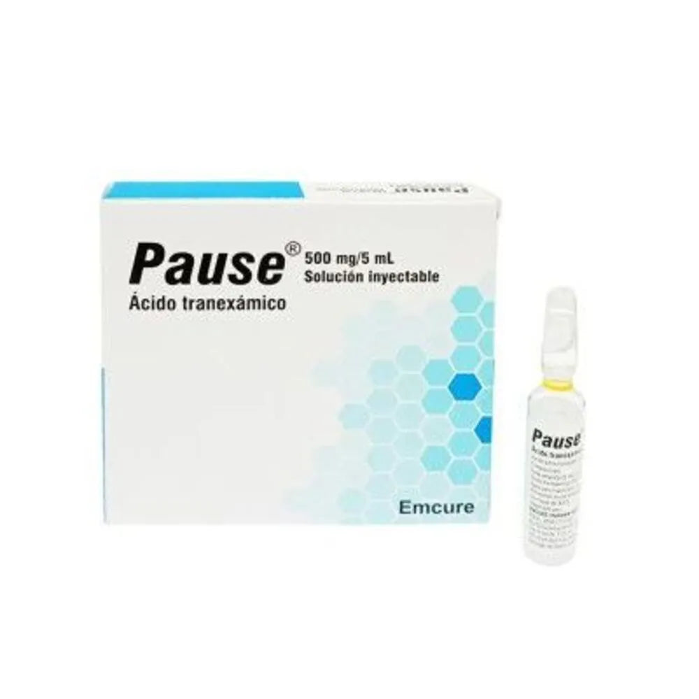 PAUSE 500MG X 5 AMPOLLAS