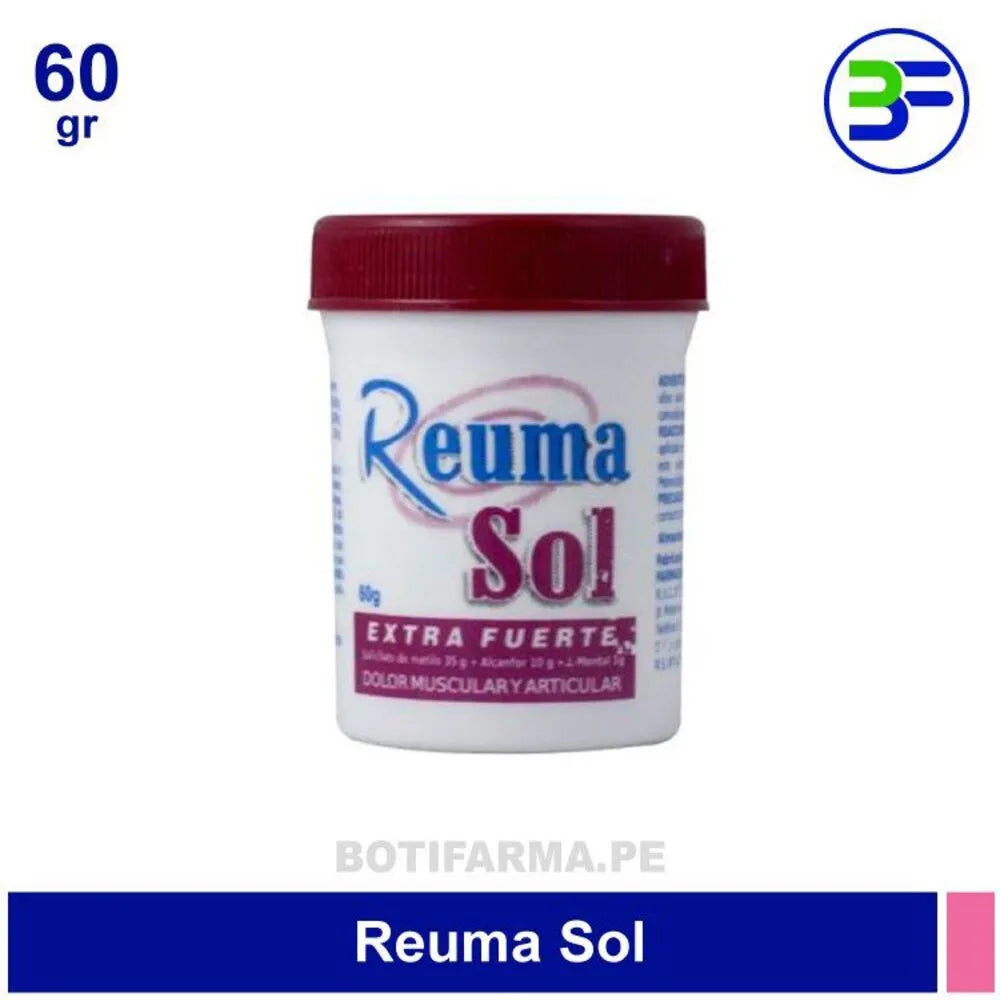 Reuma Sol Extra Fuerte Frasco 60 gr