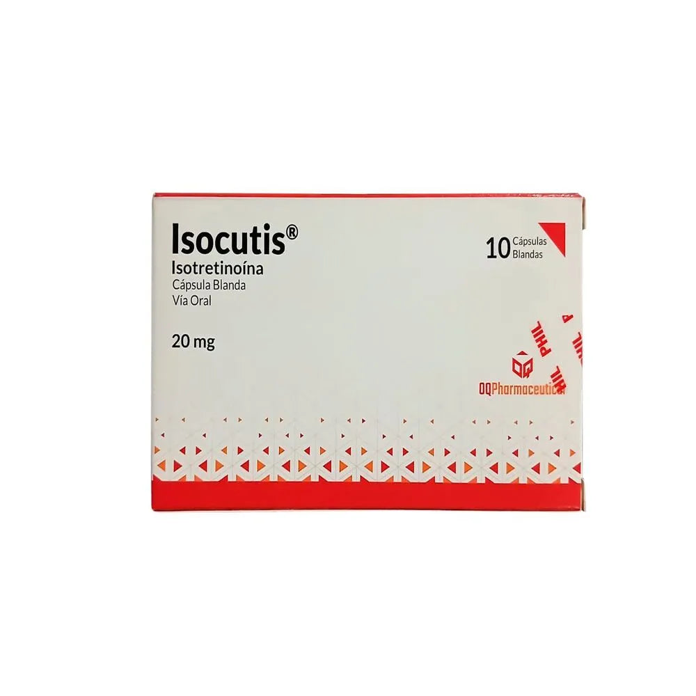 Isocutis 20 mg – Caja x 10 tab