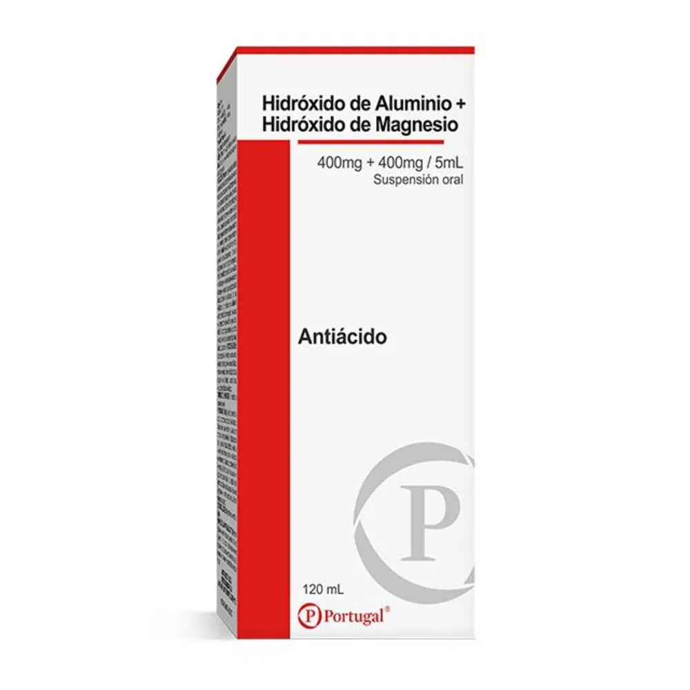 Hidróxido De Al+Mg 400/400/5 Ml x 120 ml