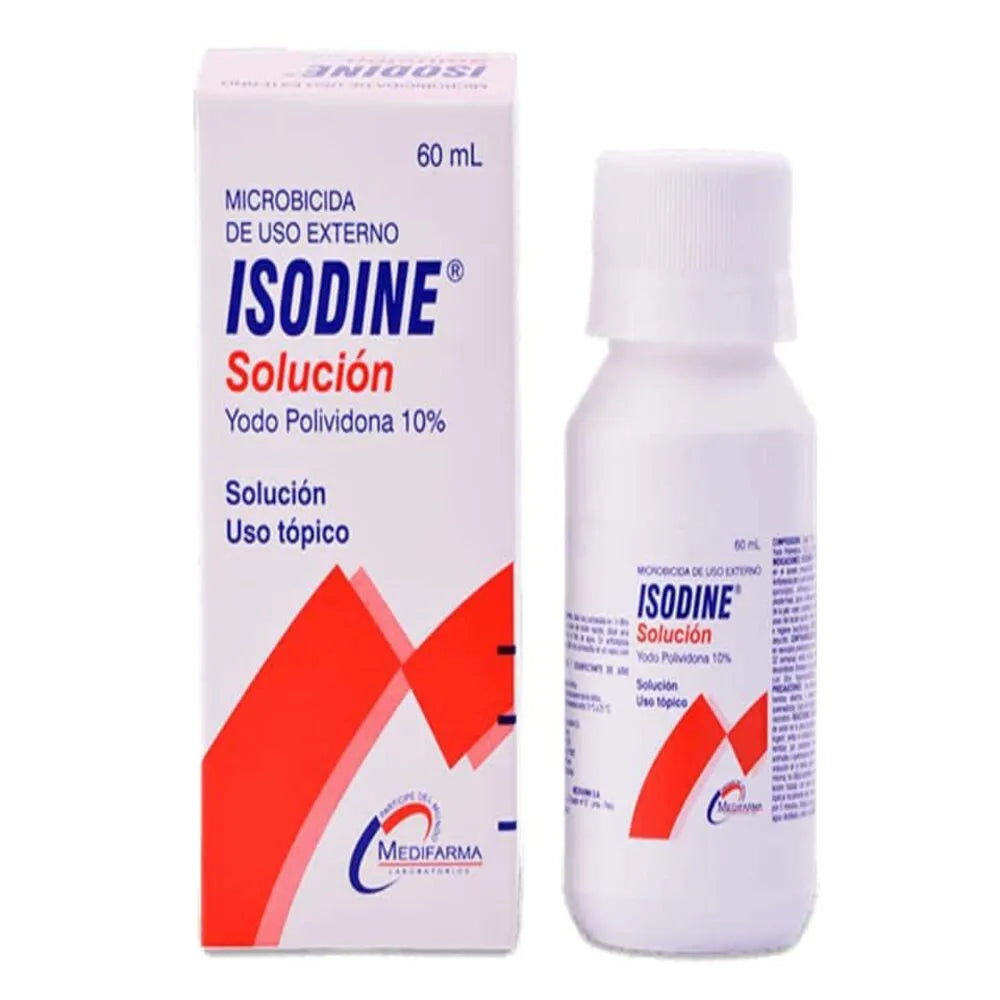 Isodine Solución 10% Solución Uso Tópico - Frasco 60 ML