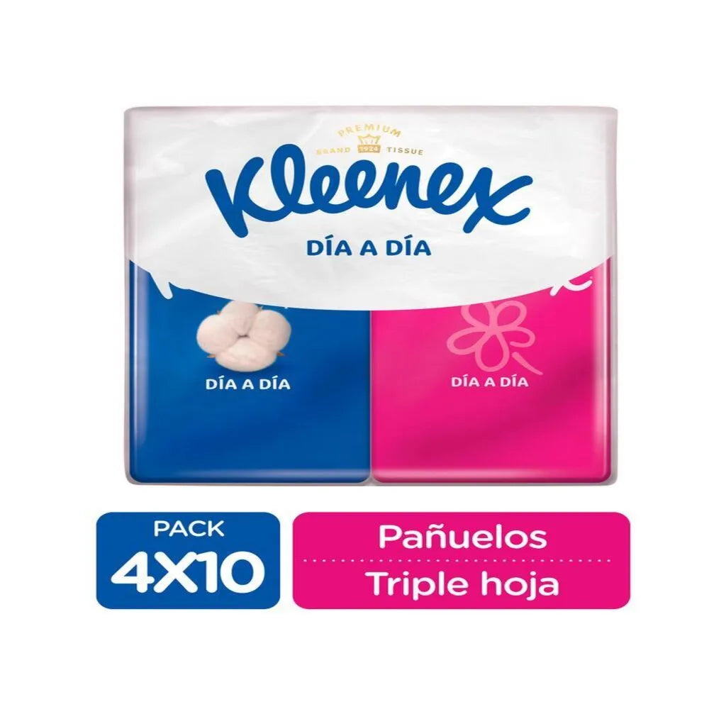 KLEENEX BOLSILLO 4 X 10PAÑUELO