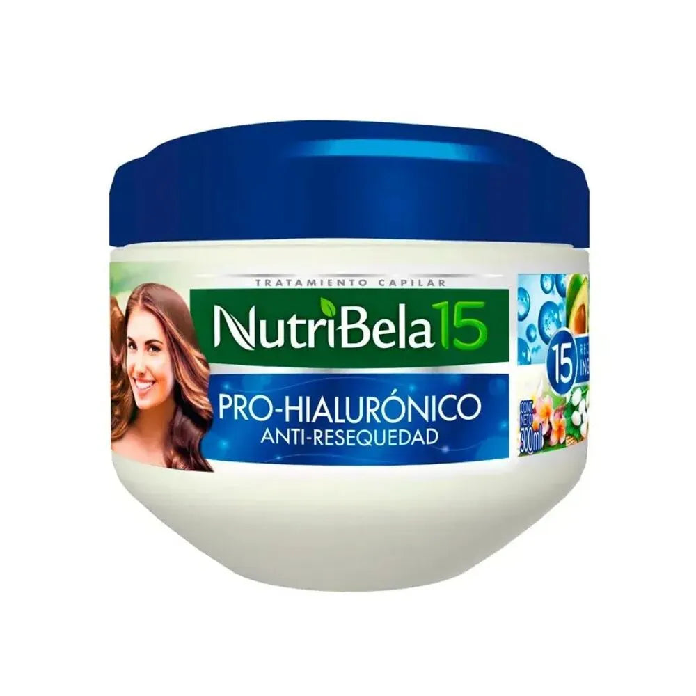 Tratamiento Capilar Pro-Hialurónico Nutribela 15 - Pote 300 ML