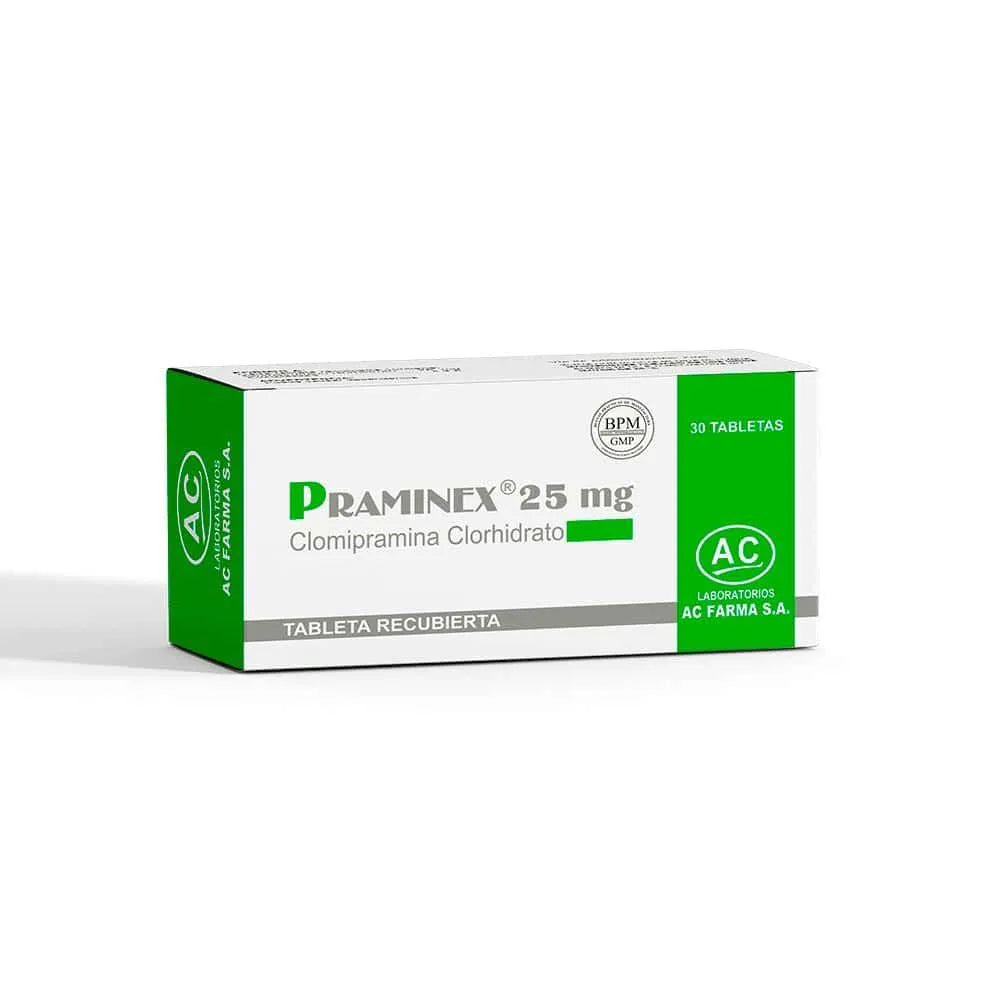 Praminex 25mg Tableta Recubierta