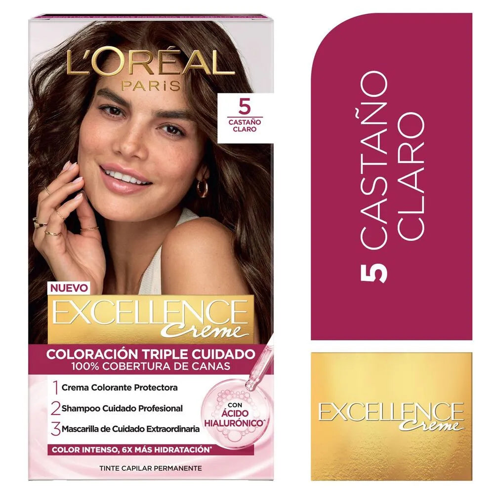 Tinte Excellence Tono 5 Castaño Claro