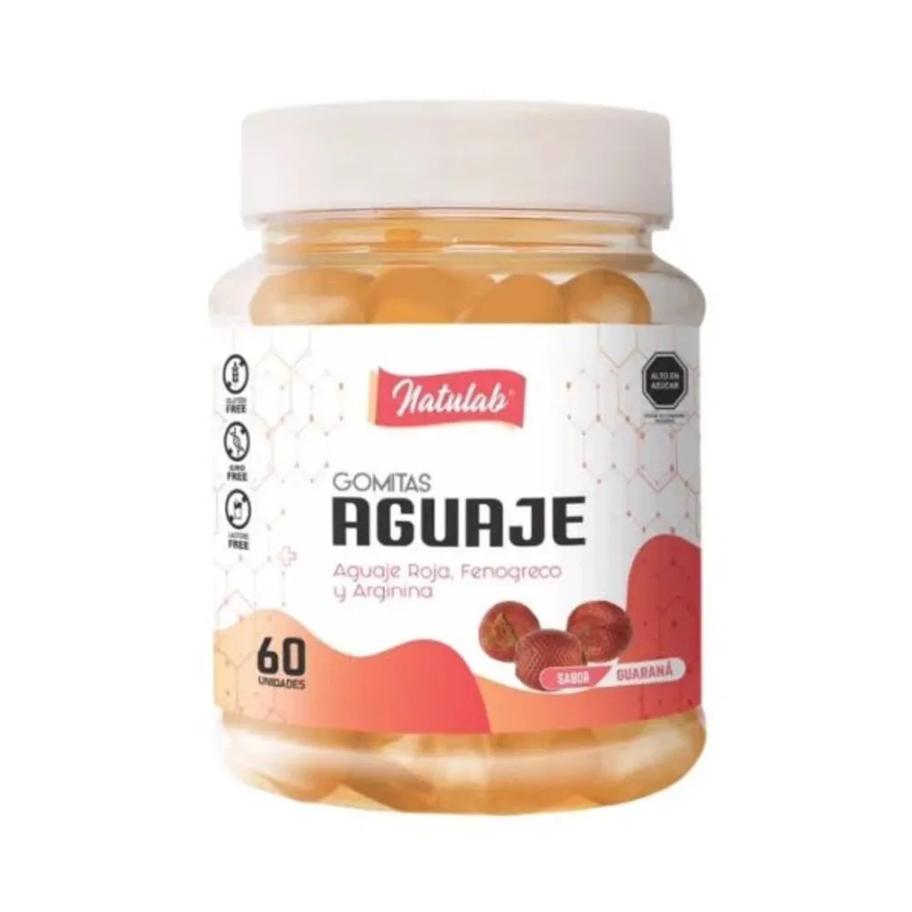 Gomitas Aguaje Frasco x 60 uni