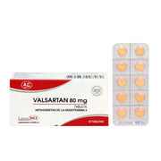 Valsartán 80 mg AC Tabletas