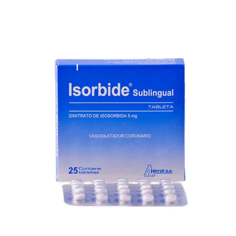 Isorbide 5mg Tableta Sublingual
