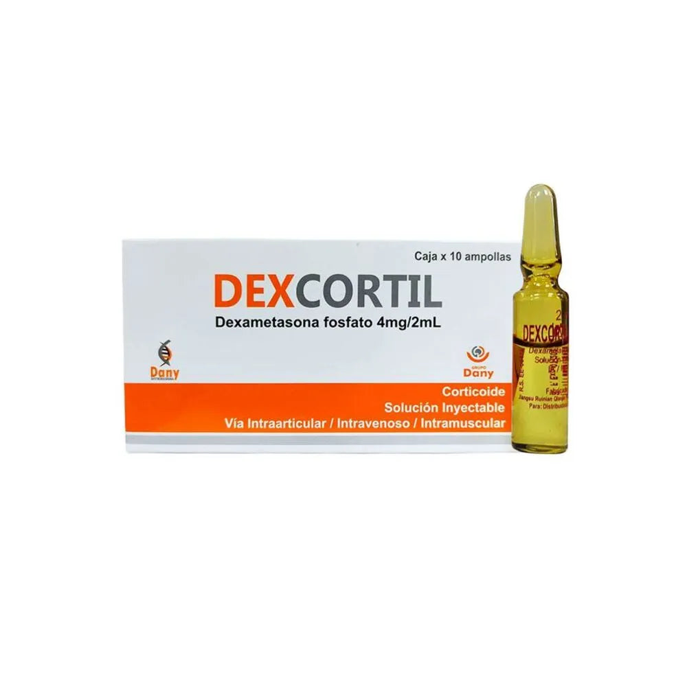 Dexcortil 4Mg/2ML Inyectable -Caja 10 UND