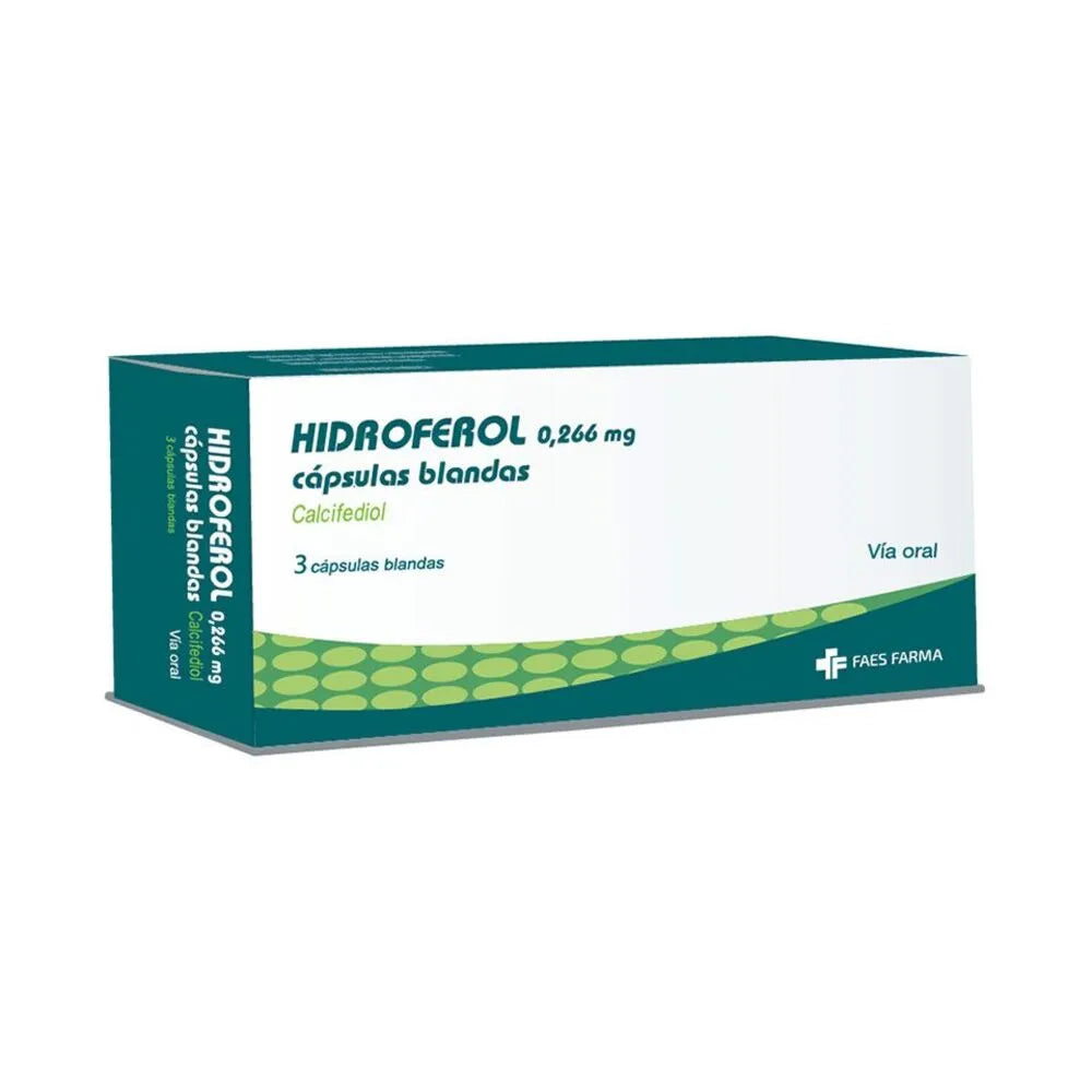 HIDROFEROL 0.266MG X 3 CAP