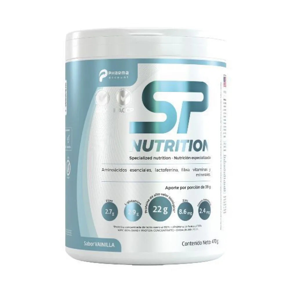SP Nutrition Proteína sabor vainilla - Frasco 470 G