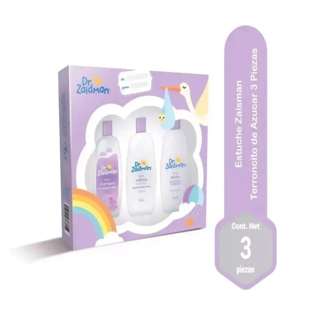 Estuche zaidman terroncito de azucar x3 piezas