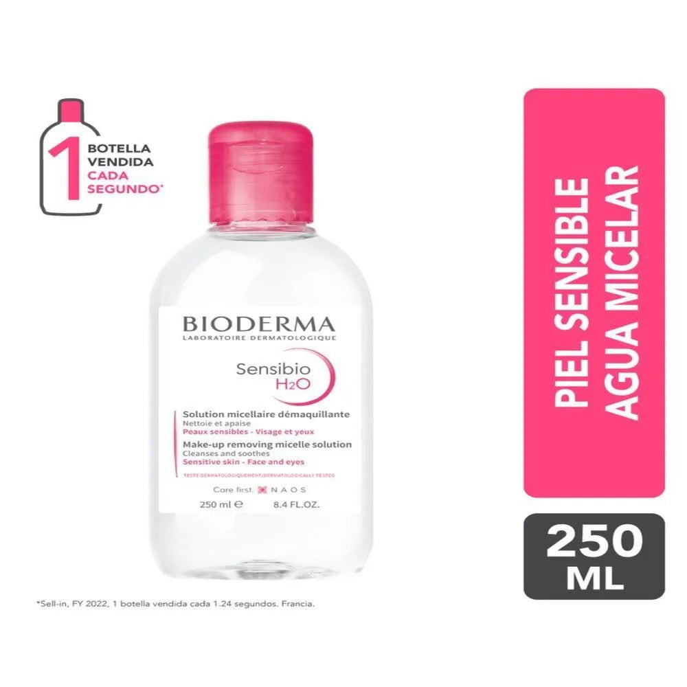 Solución Micelar Sensibio H2O Bioderma Frasco 250 ml