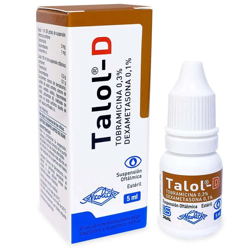 Talol-D 0,3% +0,1% Suspensión Oftálmica (Saval)