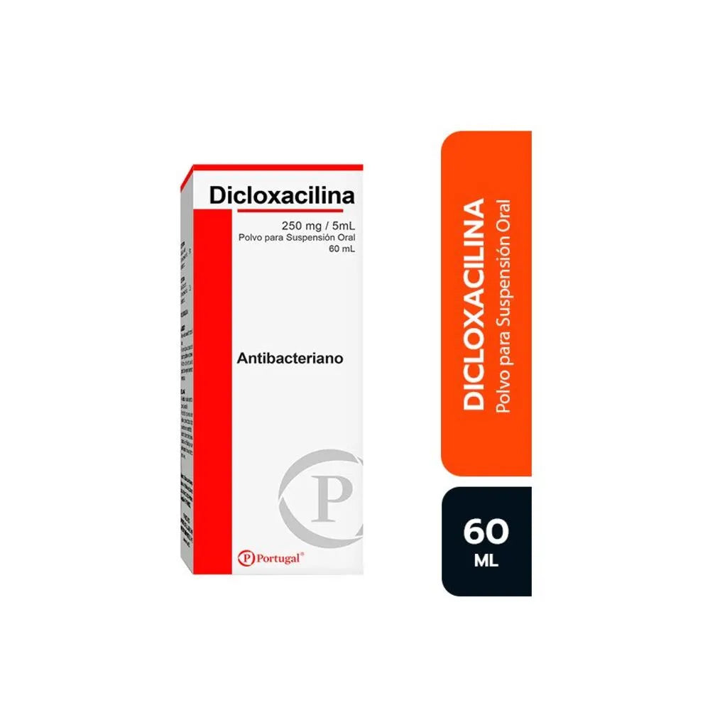 Dicloxacilina 250 Mg/5 Ml Suspensión – Frasco 60 ml