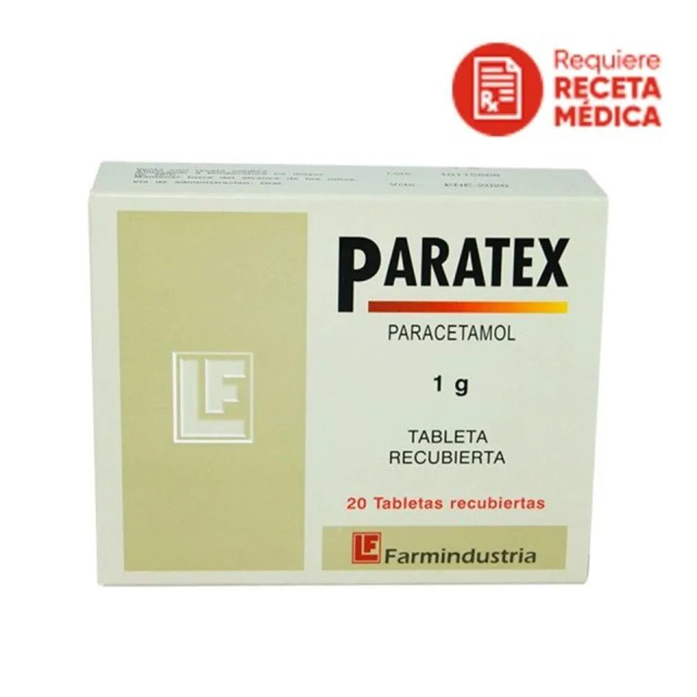 PARATEX 1GR X 20 TABLETAS