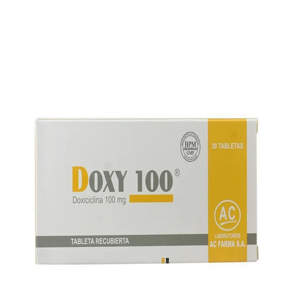 Doxy-100 tabletas Recubiertas Caja 30 und