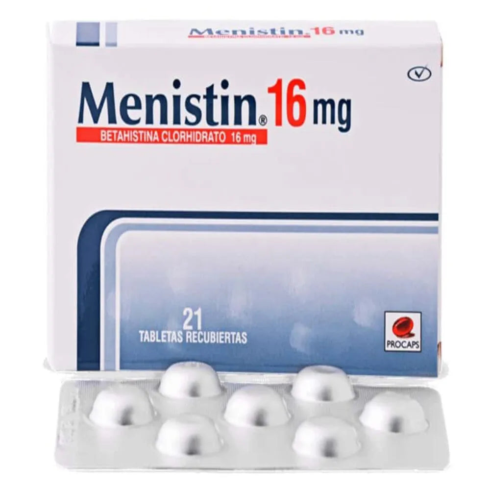 Menistin 16 mg Tabletas Recubiertas
