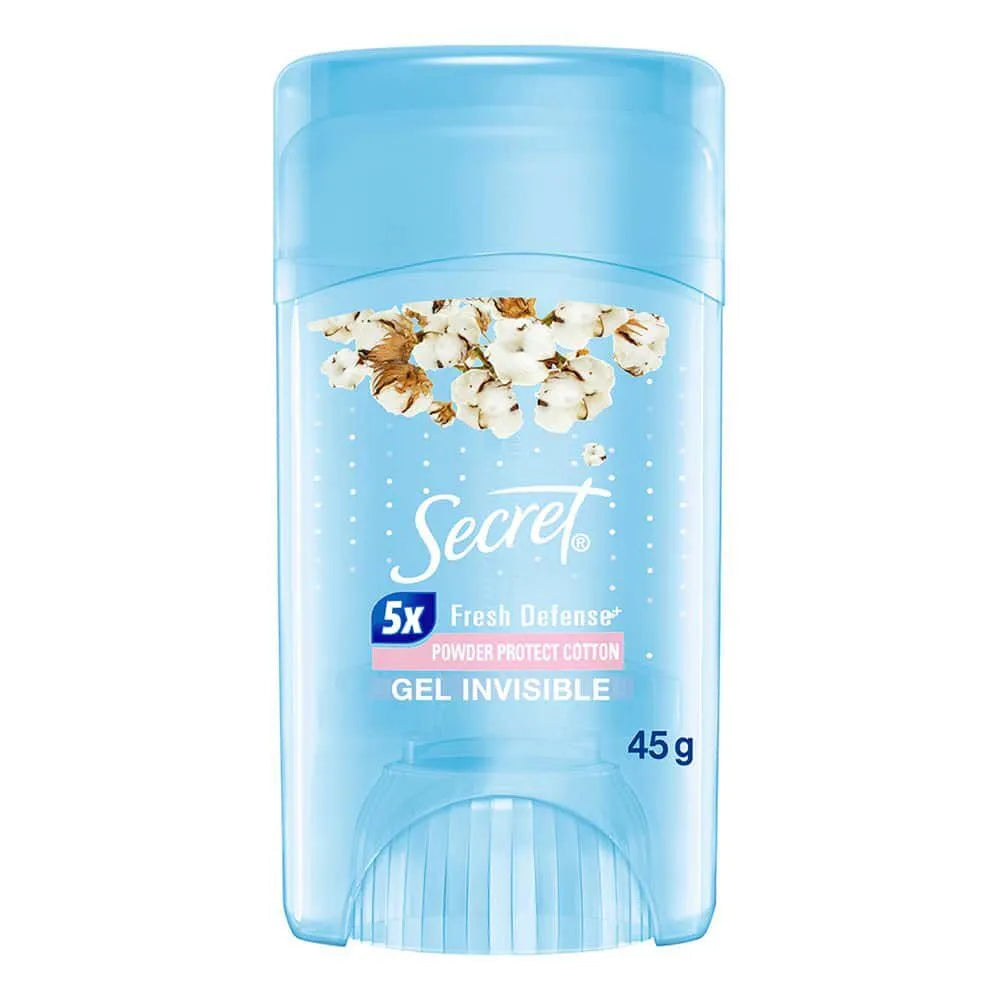 Desodorante en Gel Invisible Secret Powder Protect Cotton
