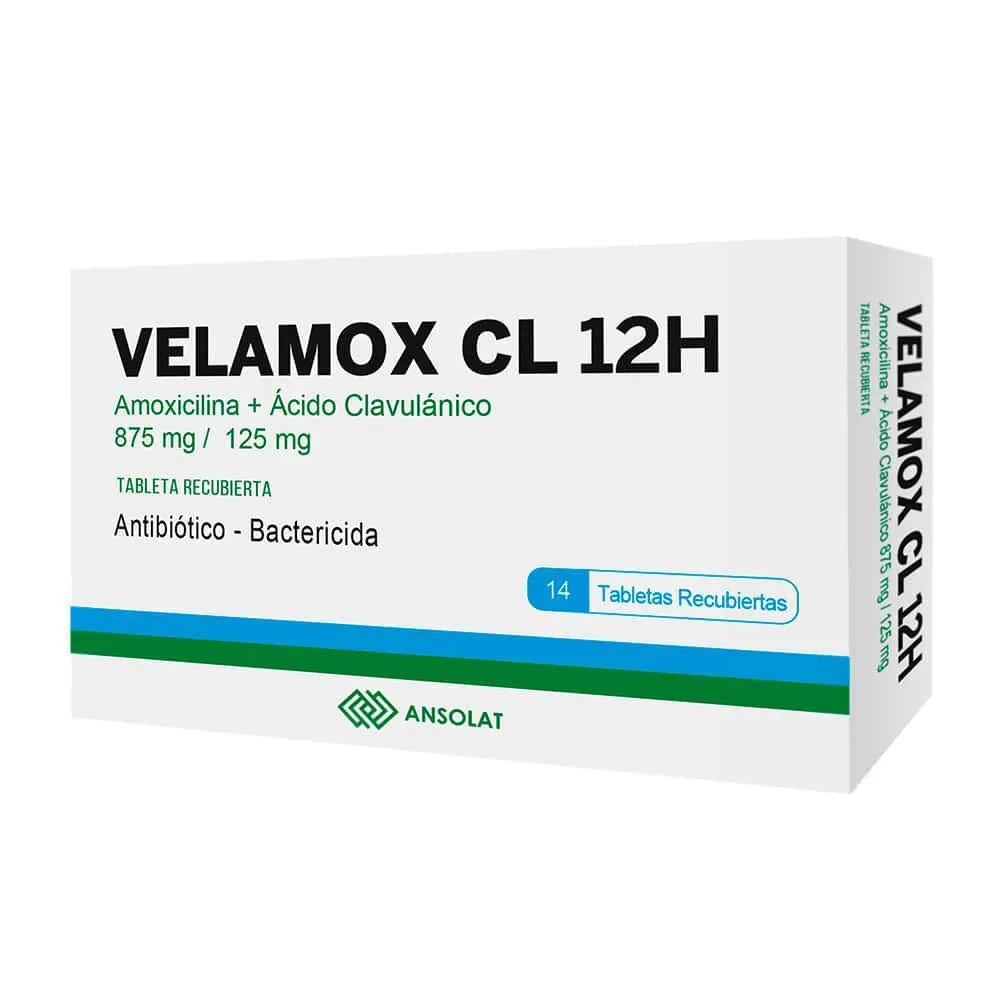 Velamox CL 12 H Tableta recubierta