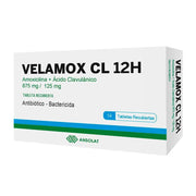 Velamox CL 12 H Tableta recubierta