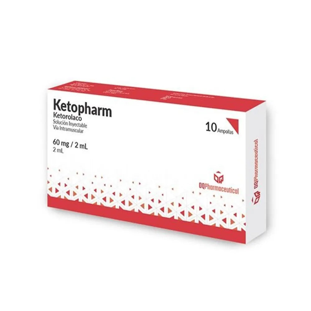 Ketopharm 60 mg/2 ml – Caja x 10 amp