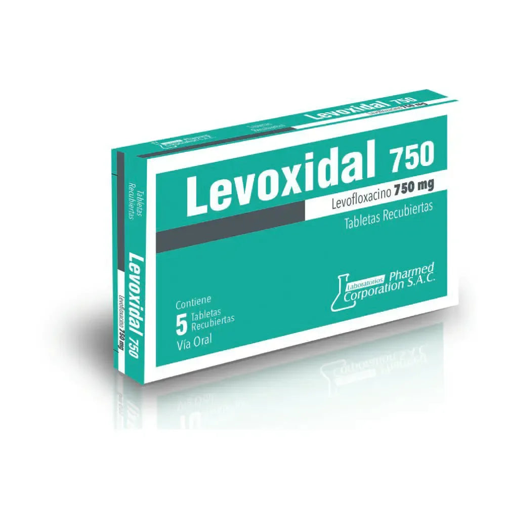 LEVOXIDAL 750MG X 5 TABLETAS