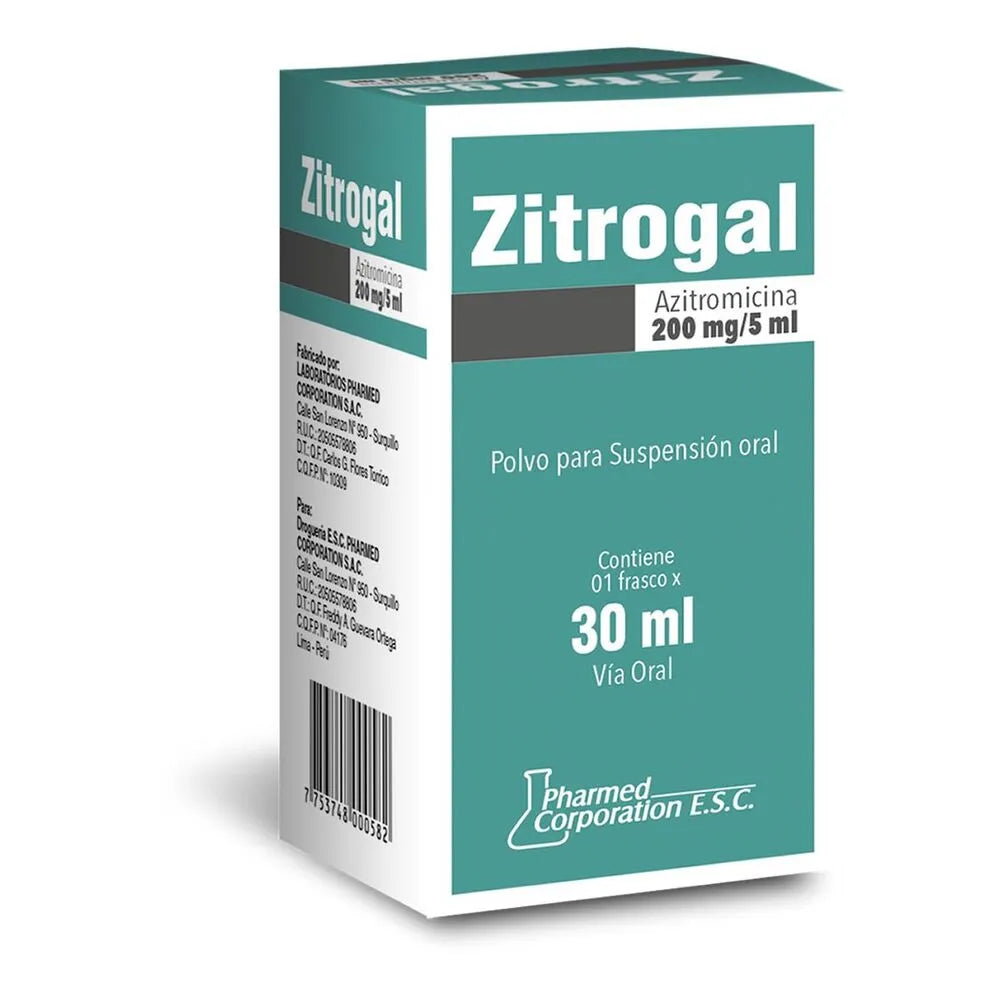 ZITROGAL 200MG X 30 ML