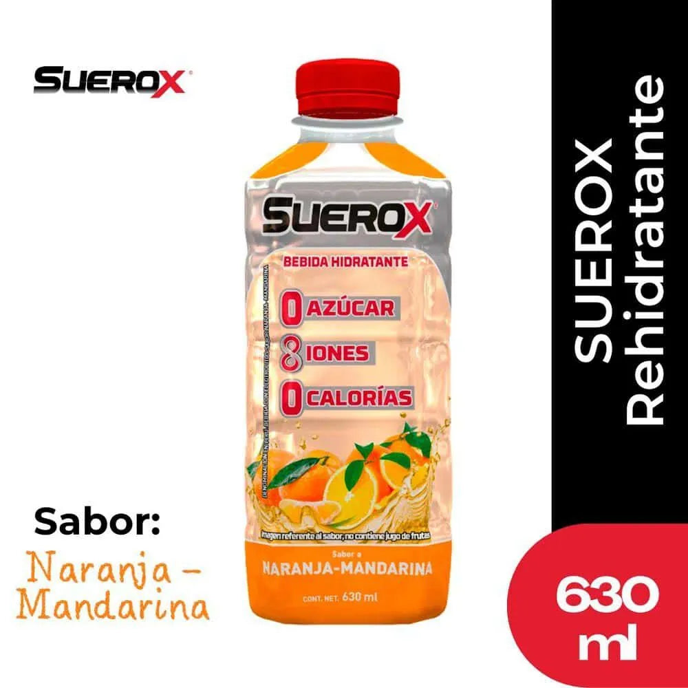 Suerox Bebida rehidratante Sabor naranja- mandarina
