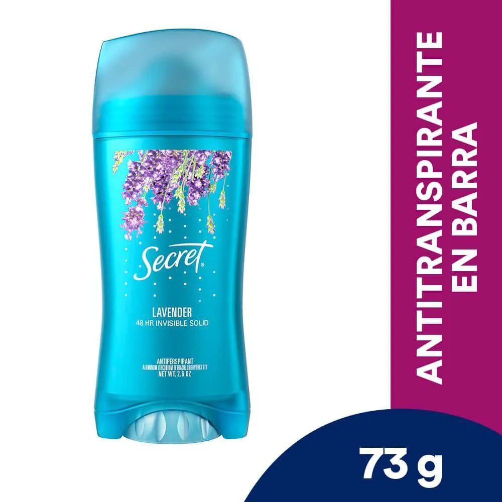 Desodorante En Barra Secret Luxe Lavender Frasco 73 g