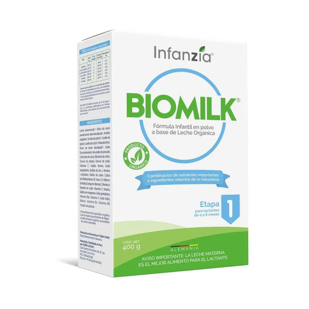 Infanzia Biomilk 1 Fómula Infantil
