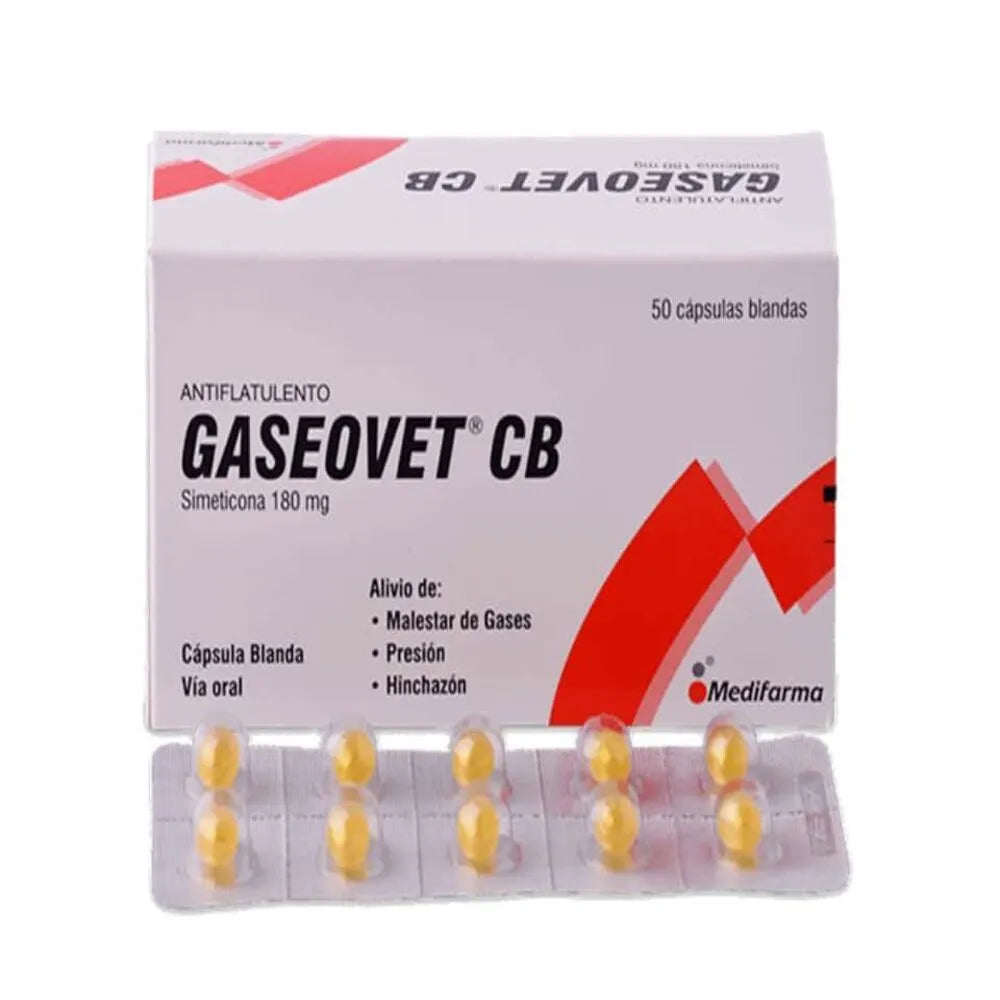 Gaseovet CB 180mg Cápsulas blandas