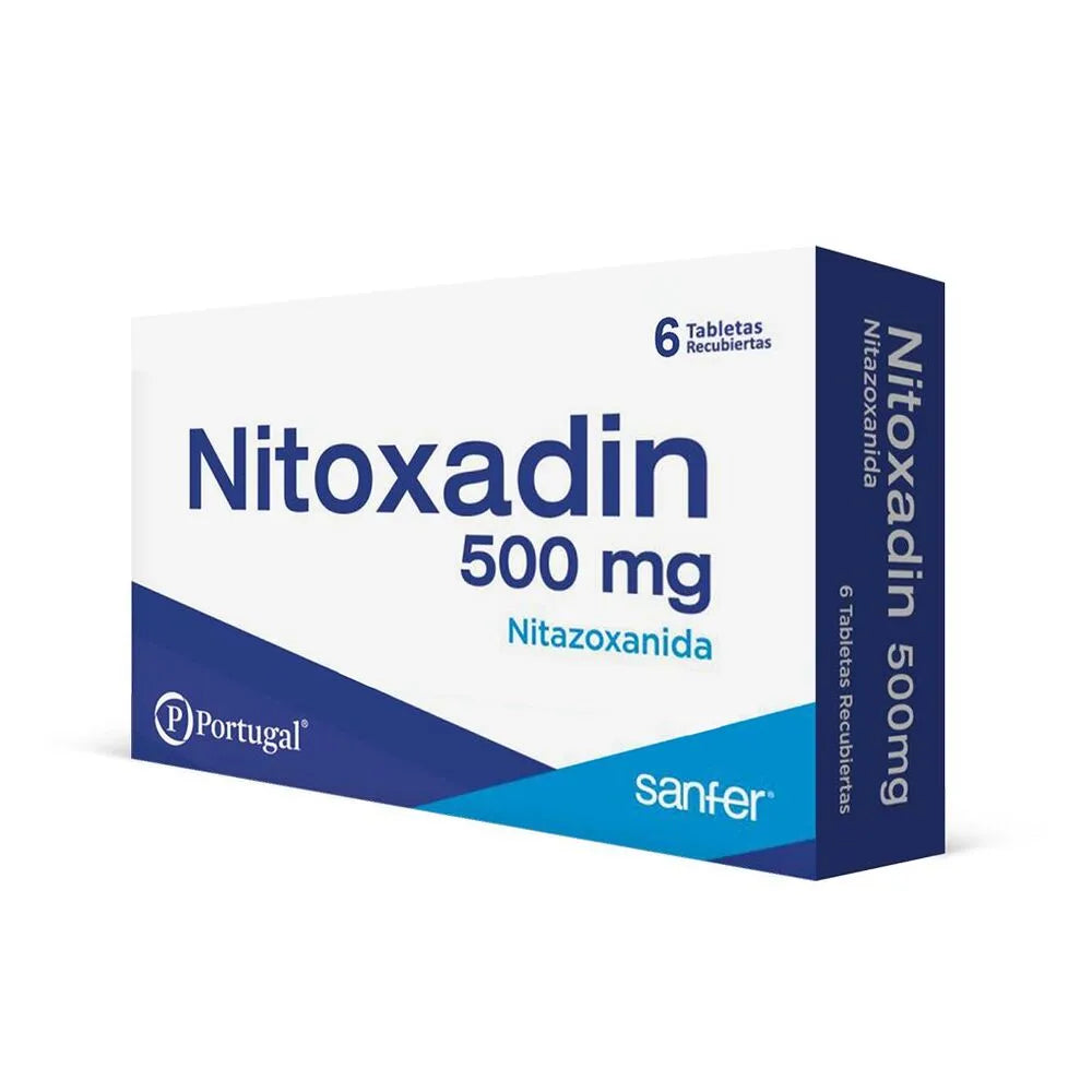 Nitoxadin 500 mg x 6 tabletas recubiertas