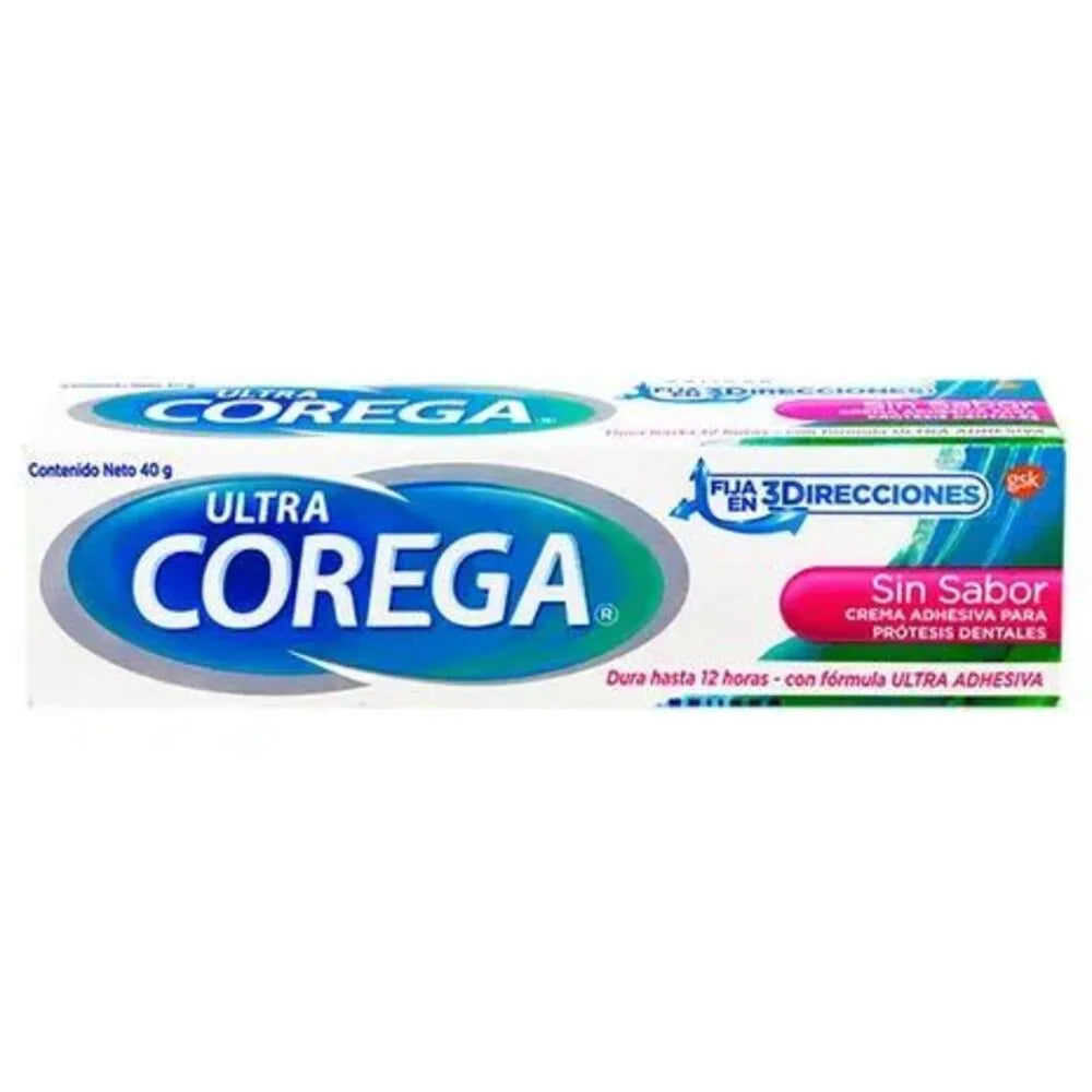 Crema Lanyard Corega Ultra sin Sabor