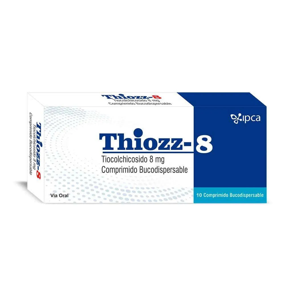 Thiozz-8 8mg Comprimido bucodispensable
