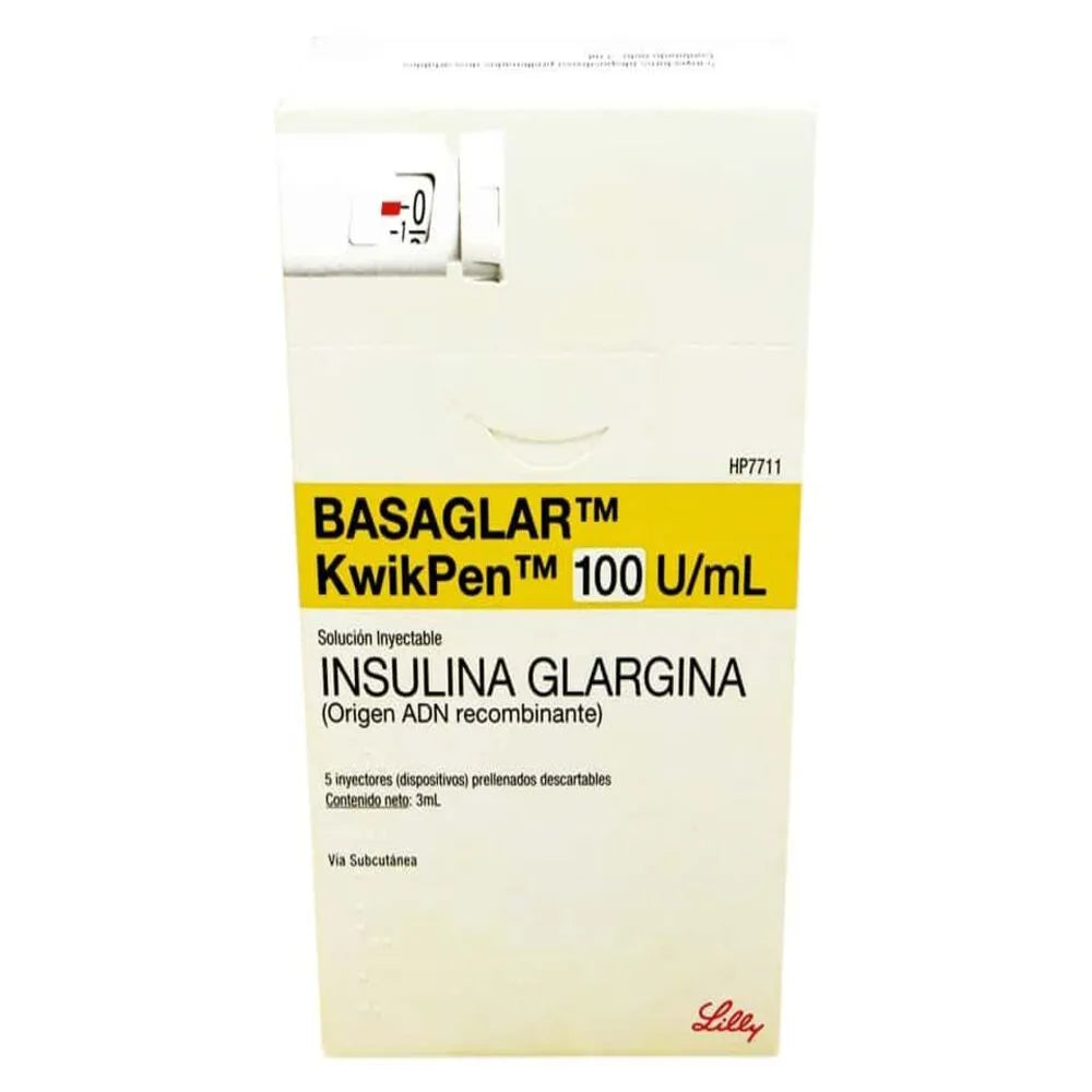 Insulina Glargina Basaglar 100 U/Ml Kwikpen Inyectable