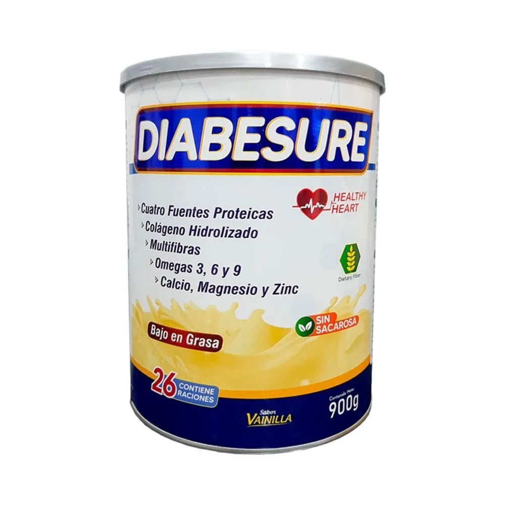 Diabesure en Polvo Sabor Vainilla – Frasco 900 g