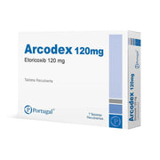 Arcodex 120 mg x 7 tabletas
