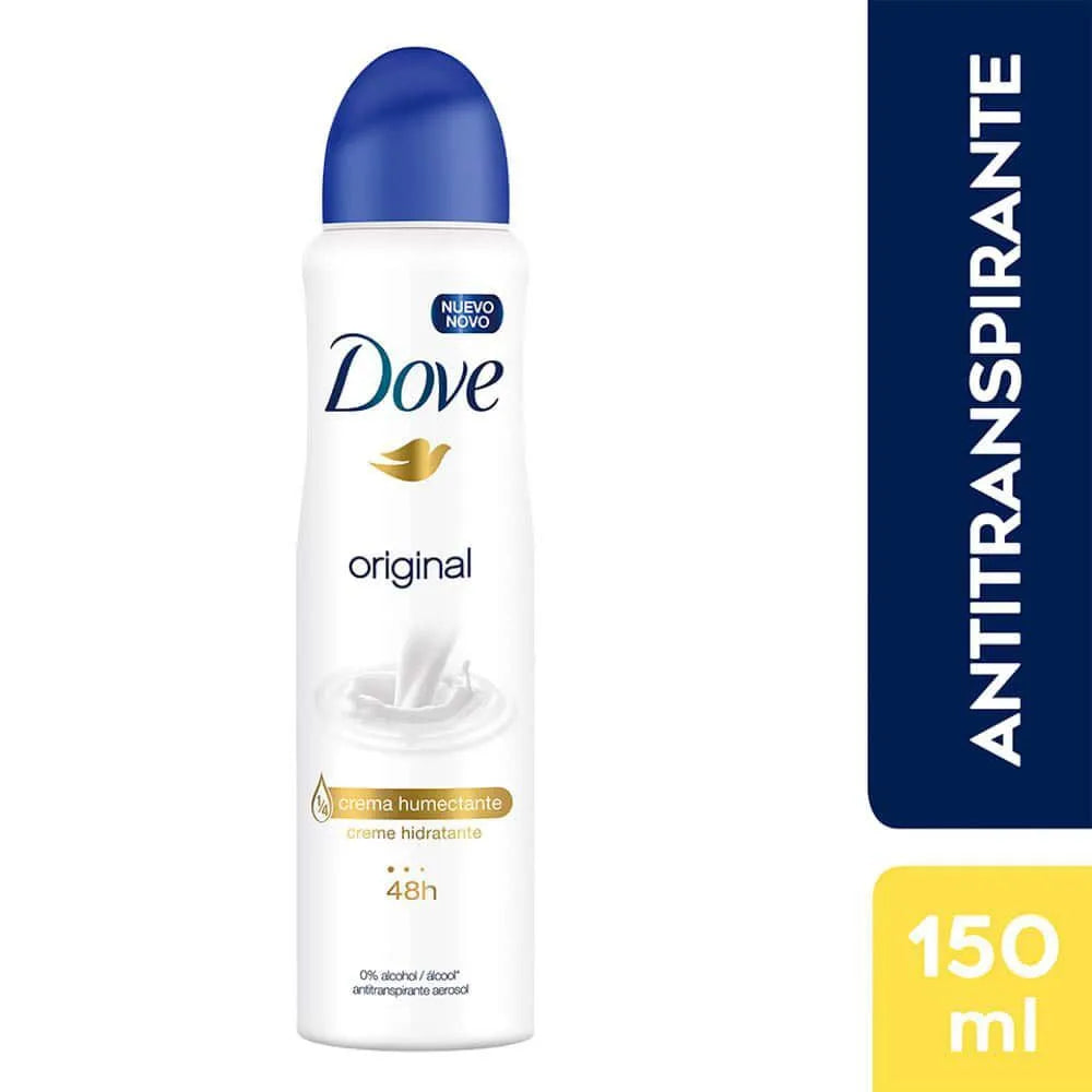 Desodorante Spray 48 Horas Dove Original Con Crema Humectante – Frasco 150 ml