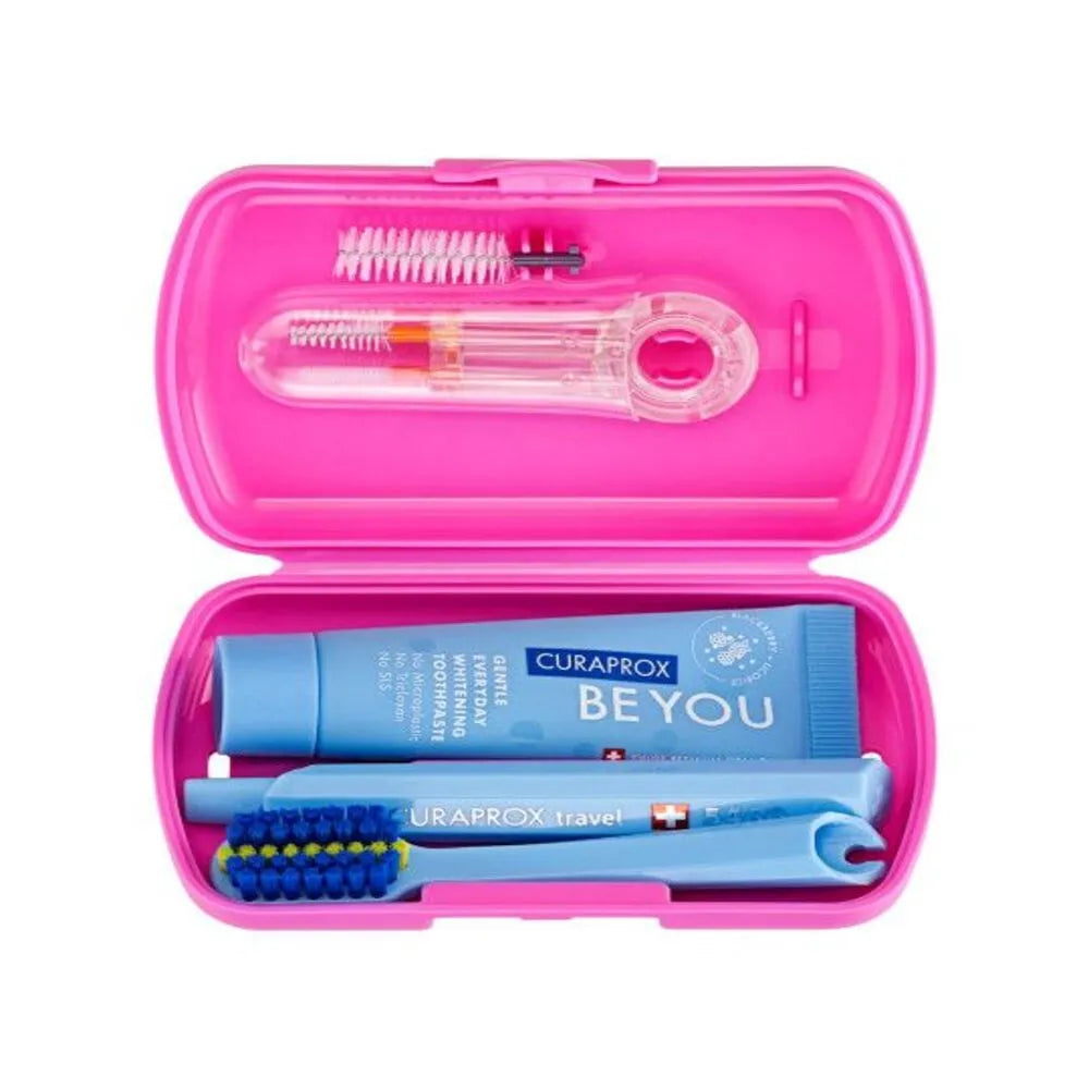 Curaprox Ortho Travel Set Color Rosa