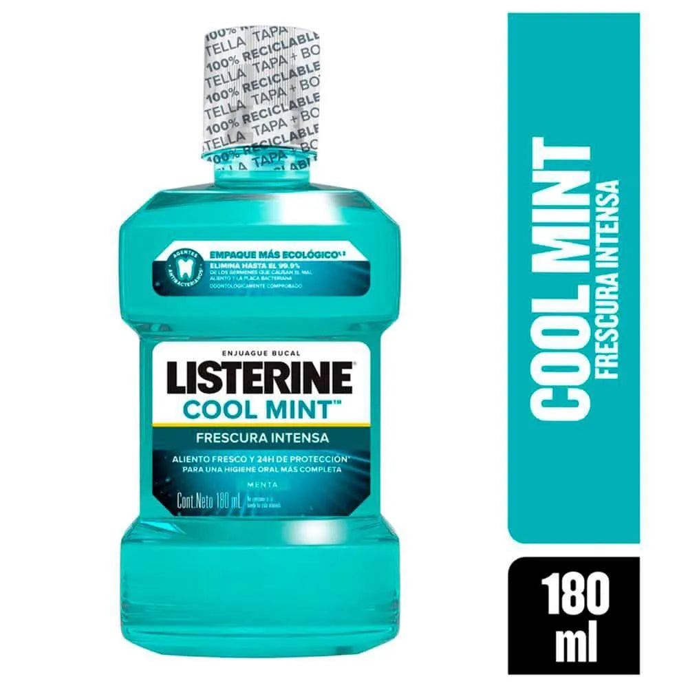 Enjuague Bucal Listerine Cool Mint 180 ml.