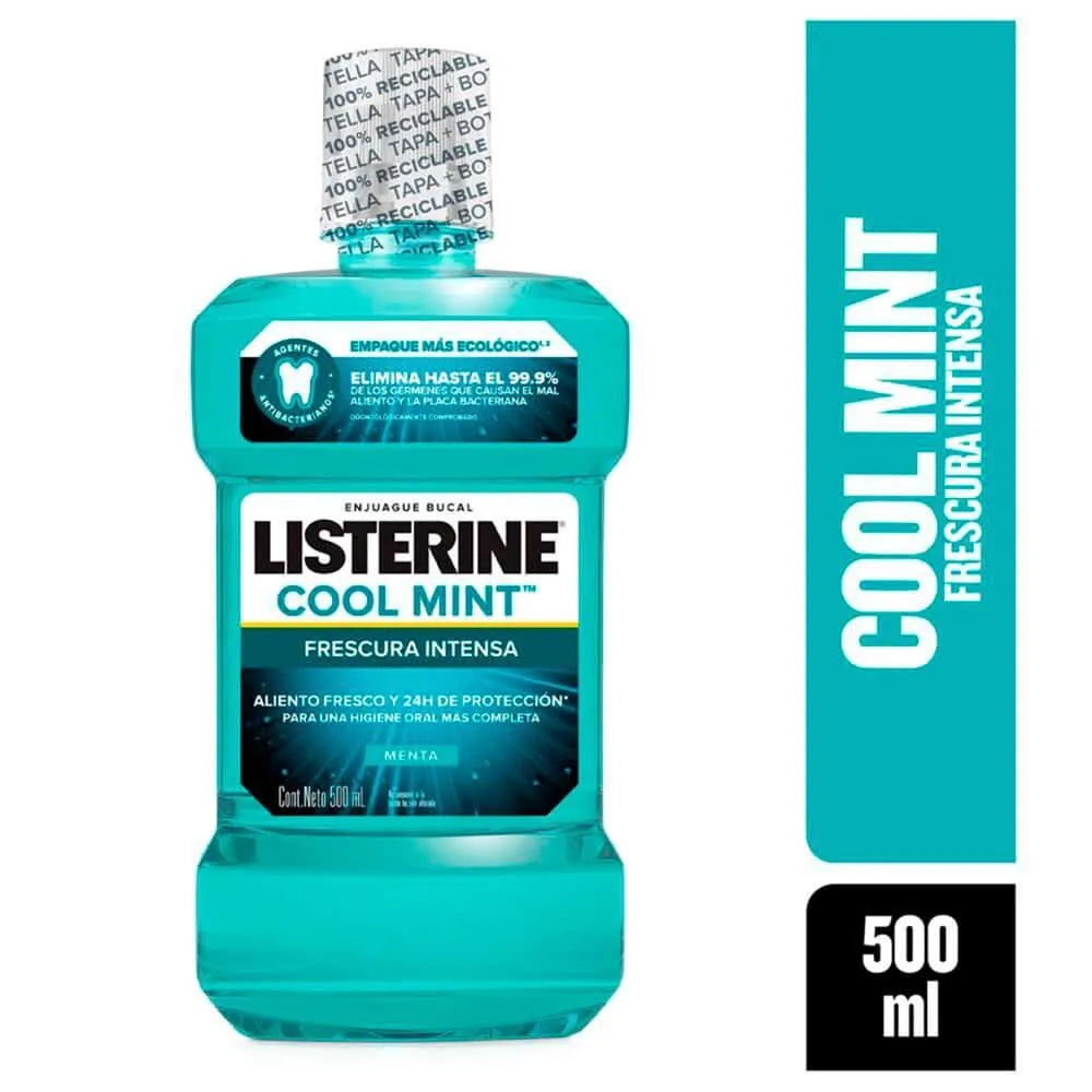 Enjuague Bucal Listerine Cool Mint 500 ml.